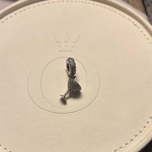 Pandora Silver Martini glass charm